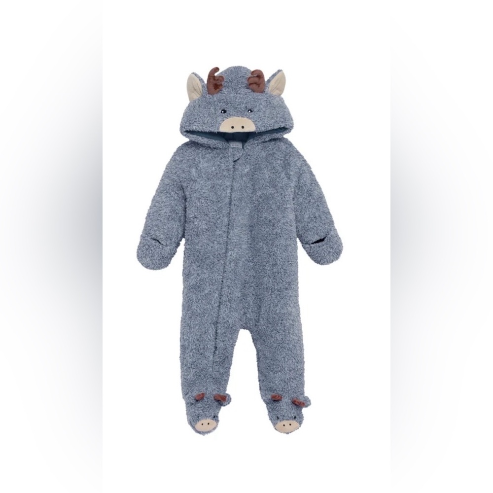 NWT Koala Kids Gray Fleece Footie Size 3-6M - Picture 4 of 10